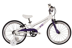 ByK E-350 Kids' 18" Bike with Training Wheels Girls Deep Violet